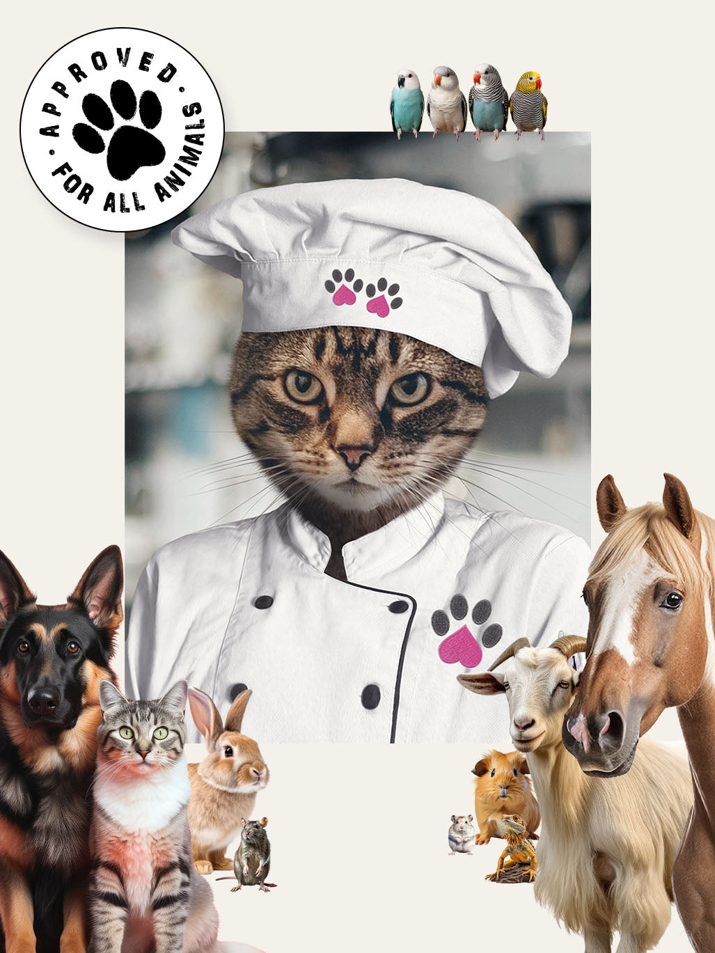 The Chef (Female) - Custom Pet Portrait