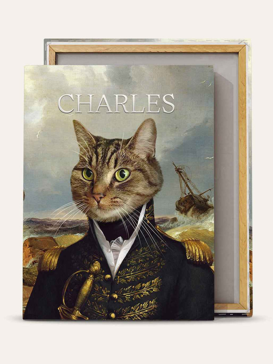 The Commodore - Custom Pet Canvas - Purr & Mutt
