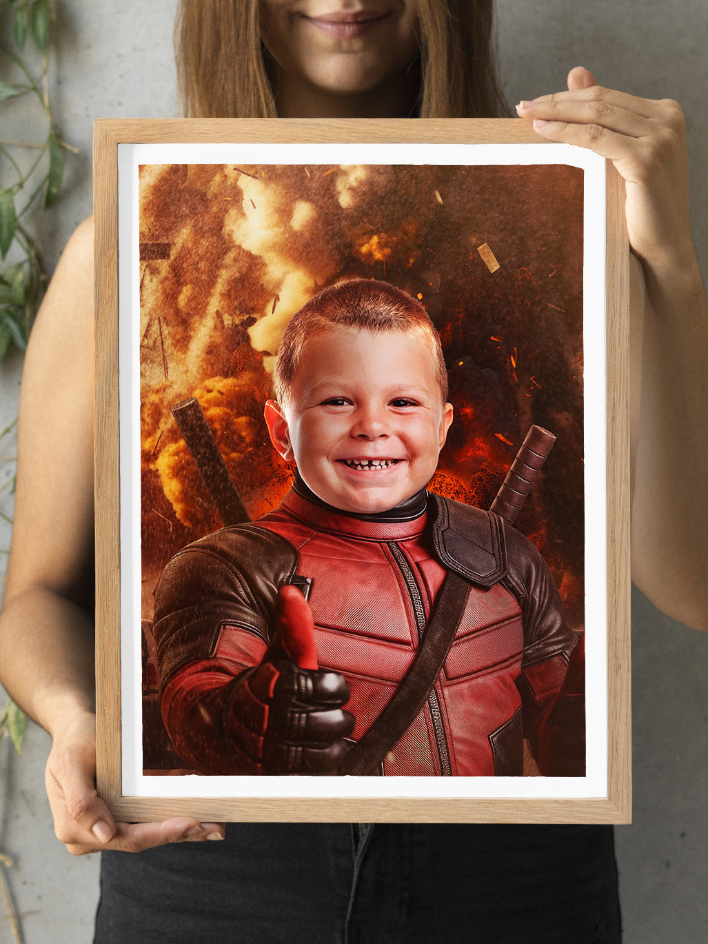 The Crimson Comedian - Custom Kids Portrait