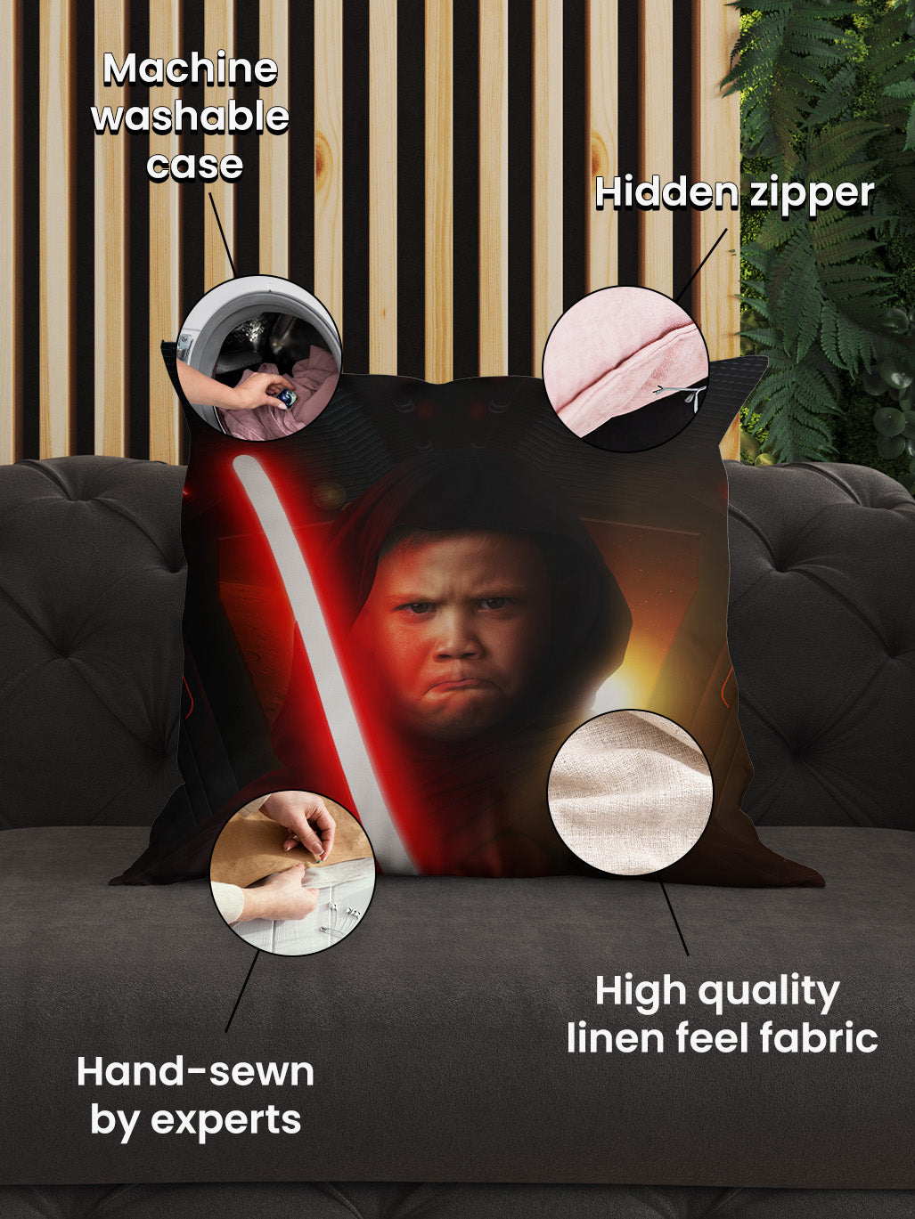 The Dark Lord - Custom Kids Cushion