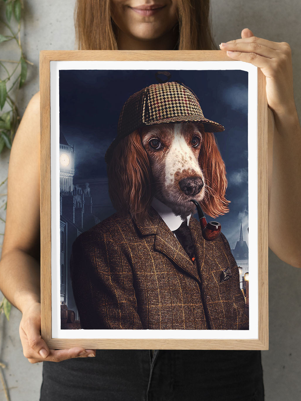 The Detective - Custom Vintage Pet Portrait