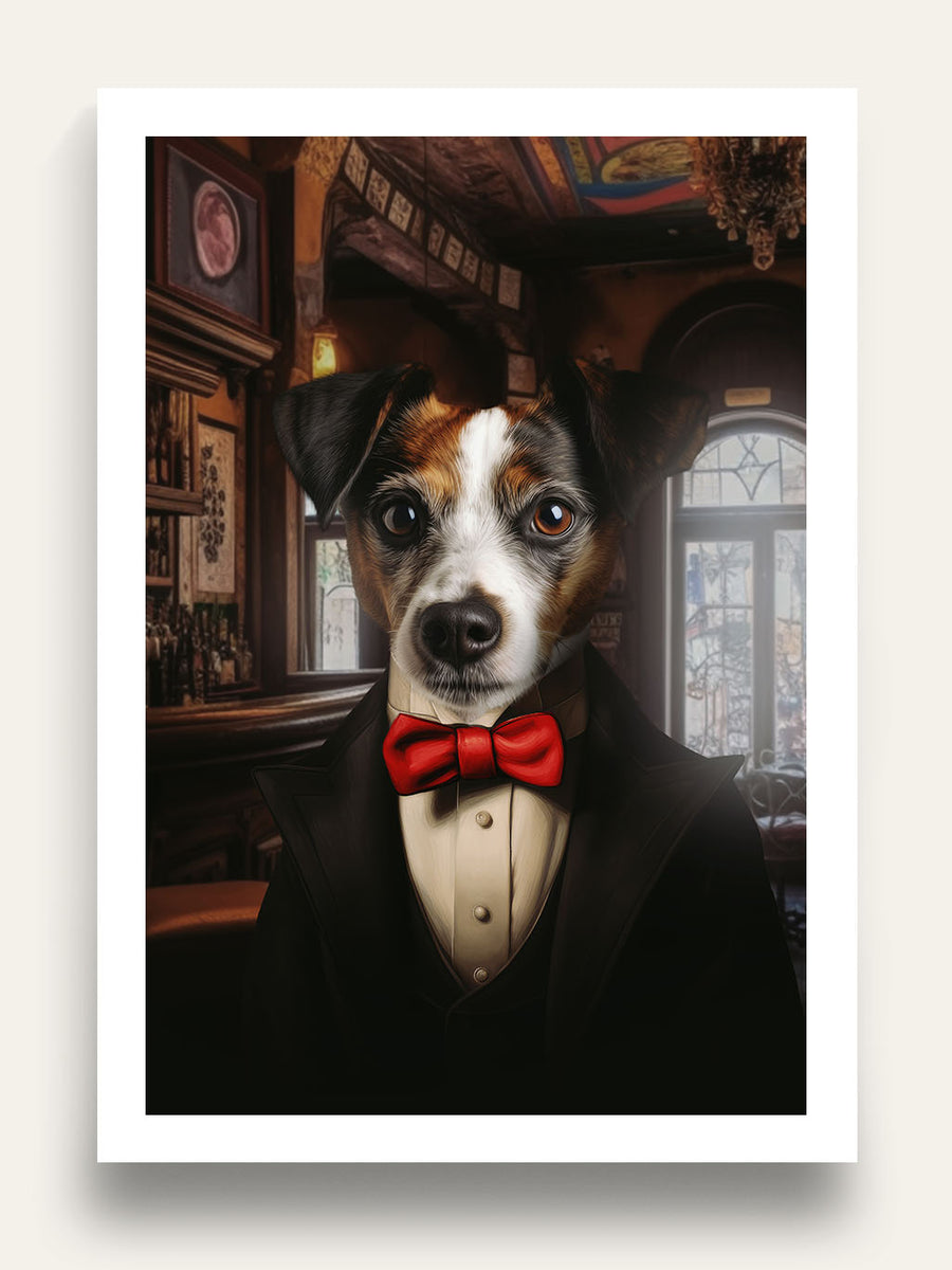 The Fancy Gent - Custom Pet Portrait