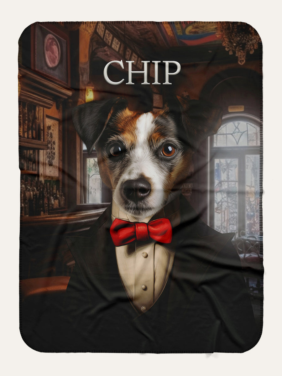 The Fancy Gent - Custom Pet Blanket - Purr & Mutt