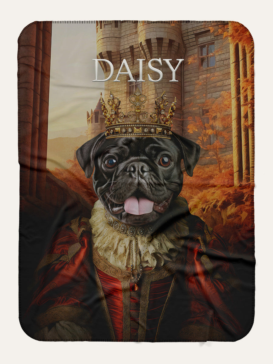 The Fearless Queen - Custom Pet Blanket - Purr & Mutt