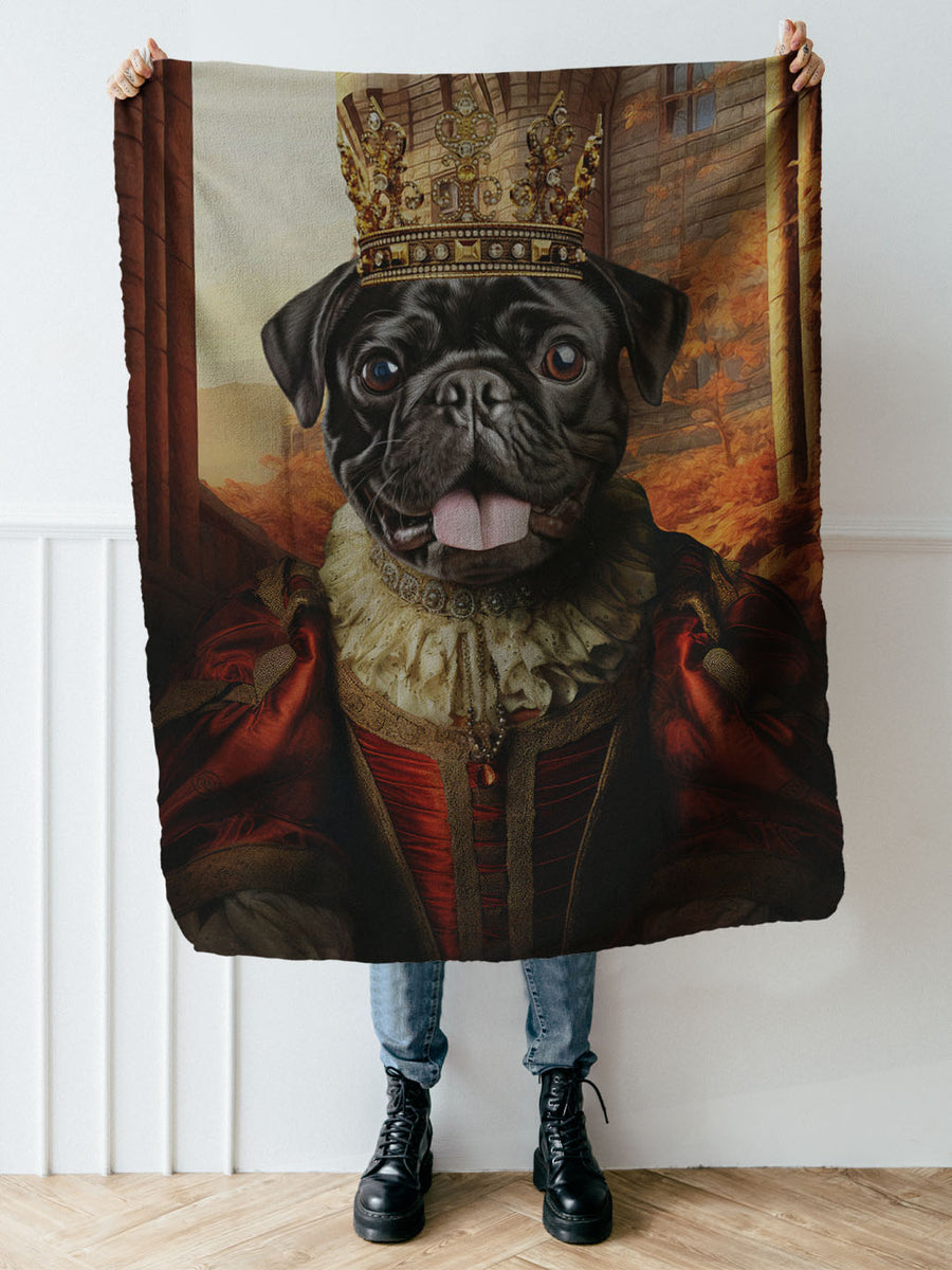 The Fearless Queen - Custom Pet Blanket