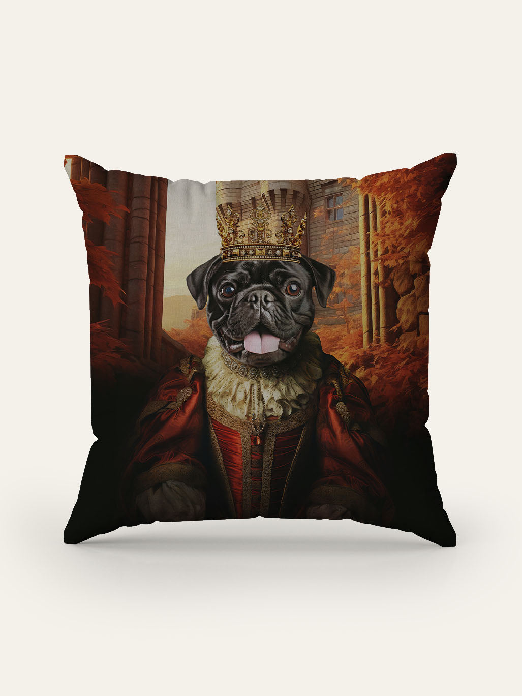 The Fearless Queen - Custom Pet Cushion