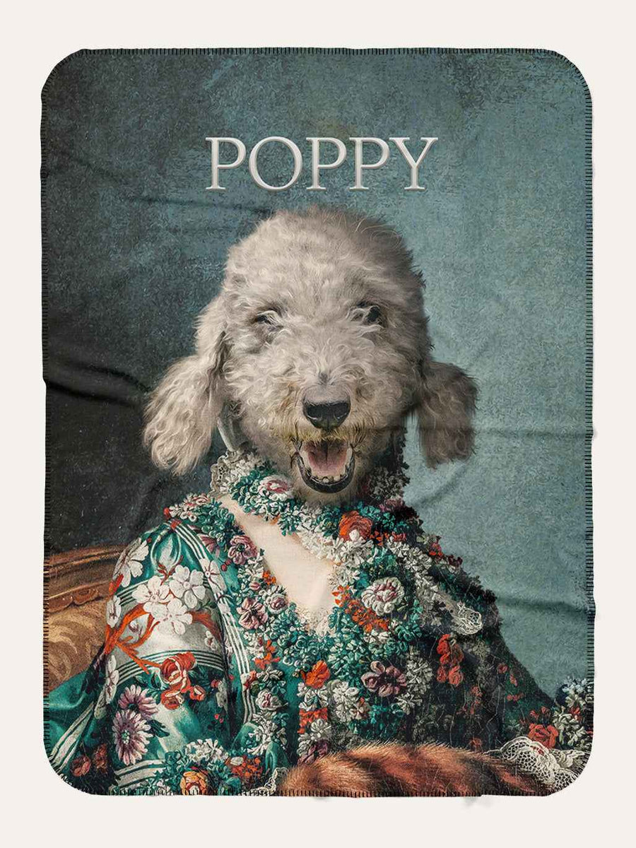 The Flower Lady - Custom Pet Blanket - Purr & Mutt