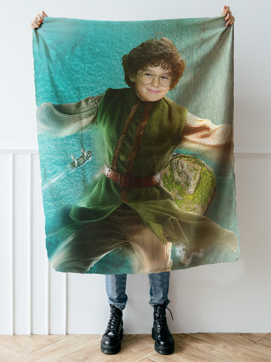 The Flying Boy - Custom Kids Blanket