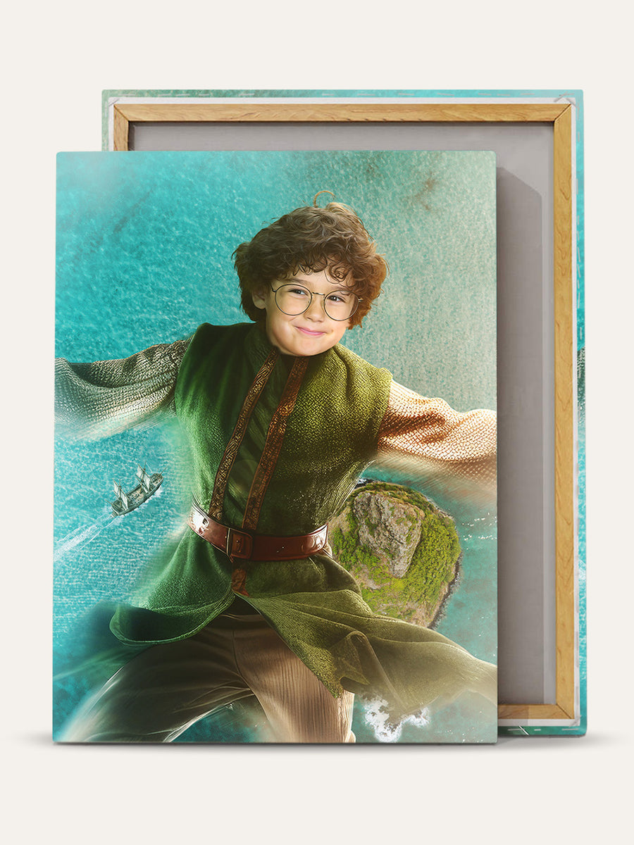 The Flying Boy - Custom Kids Canvas