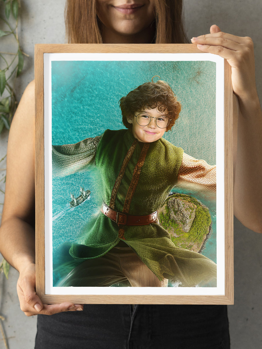 The Flying Boy - Custom Kids Portrait