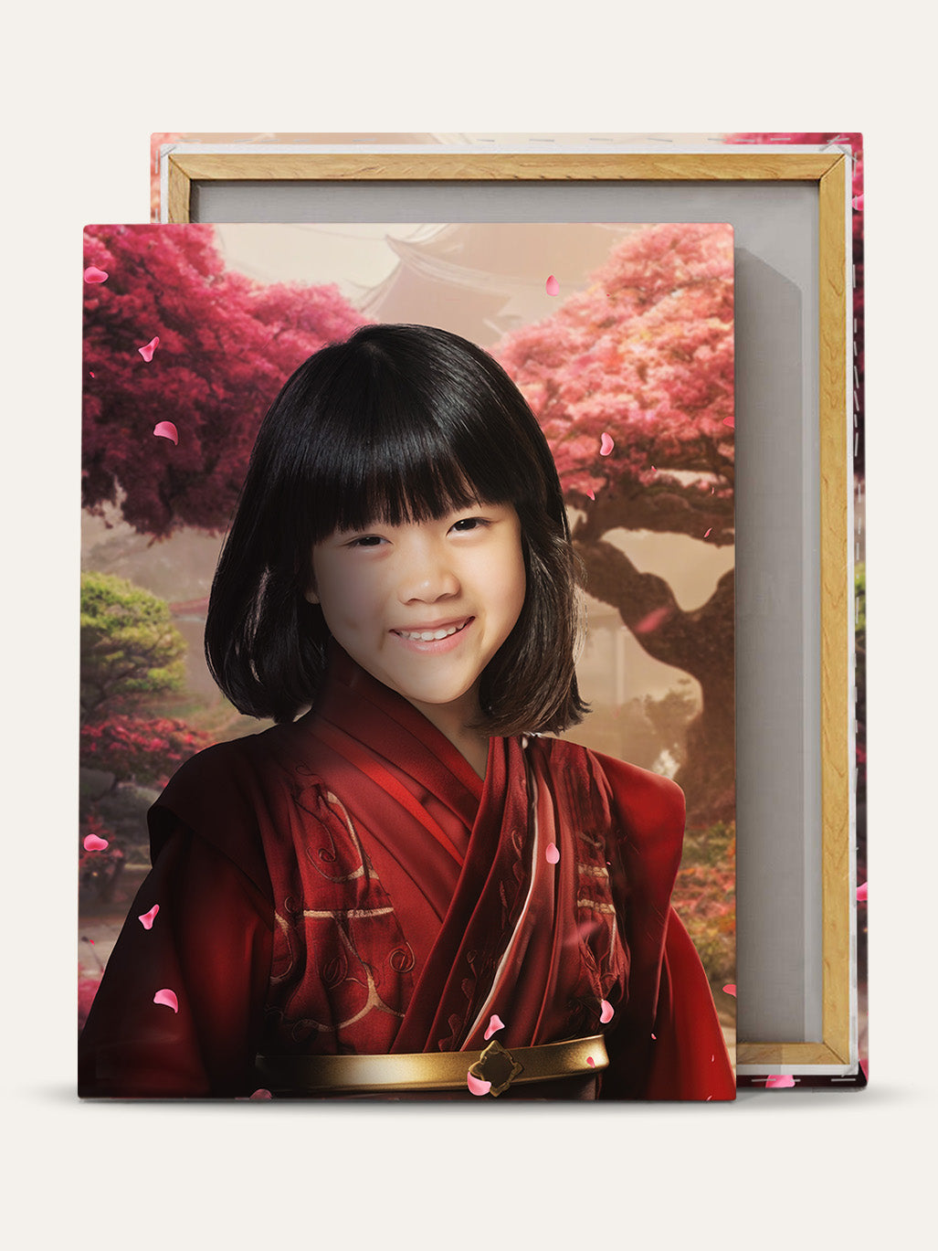 The Girl Warrior - Custom Kids Canvas