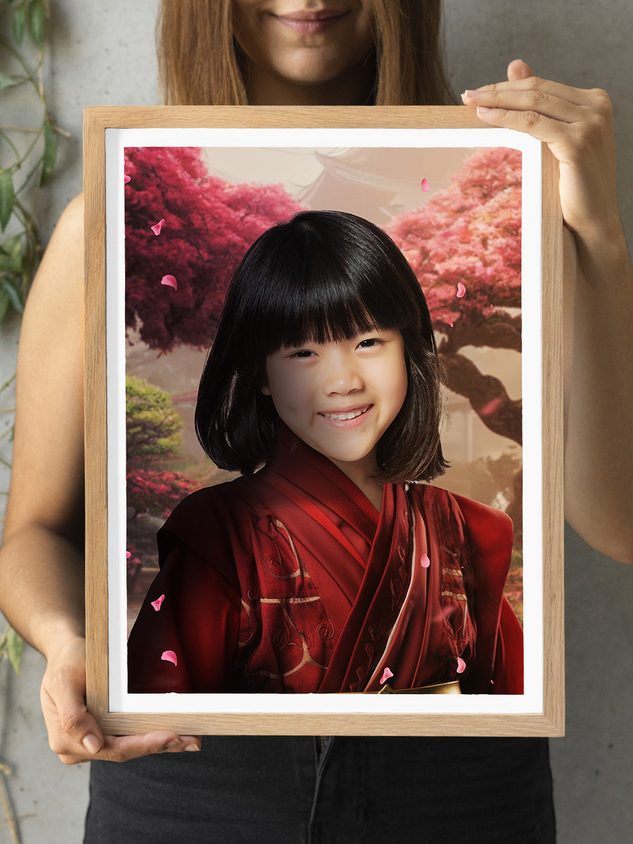 The Girl Warrior - Custom Kids Portrait