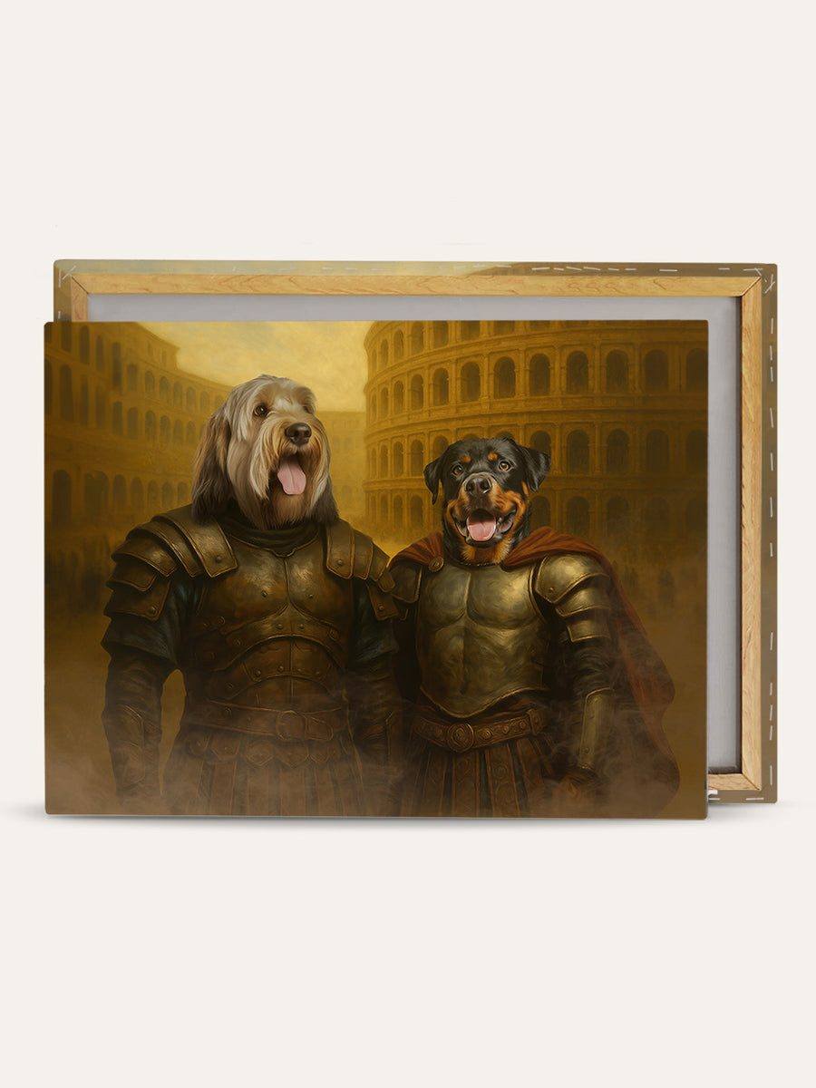 The Gladiators – Custom Pet Canvas