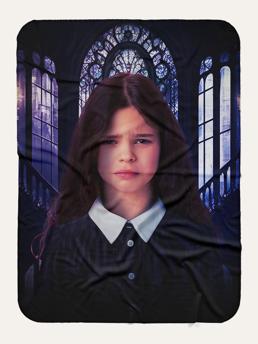 The Gothic Daughter - Custom Kids Blanket