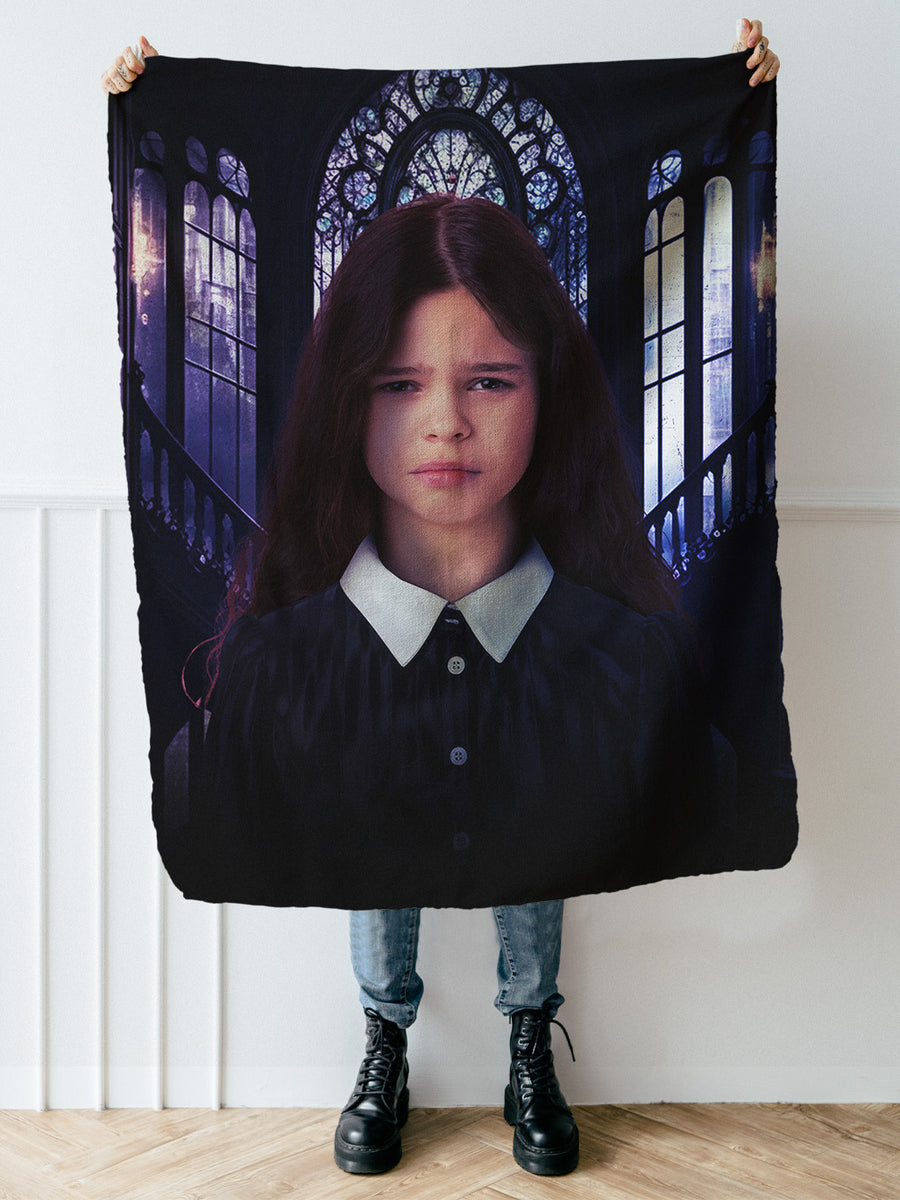 The Gothic Daughter - Custom Kids Blanket