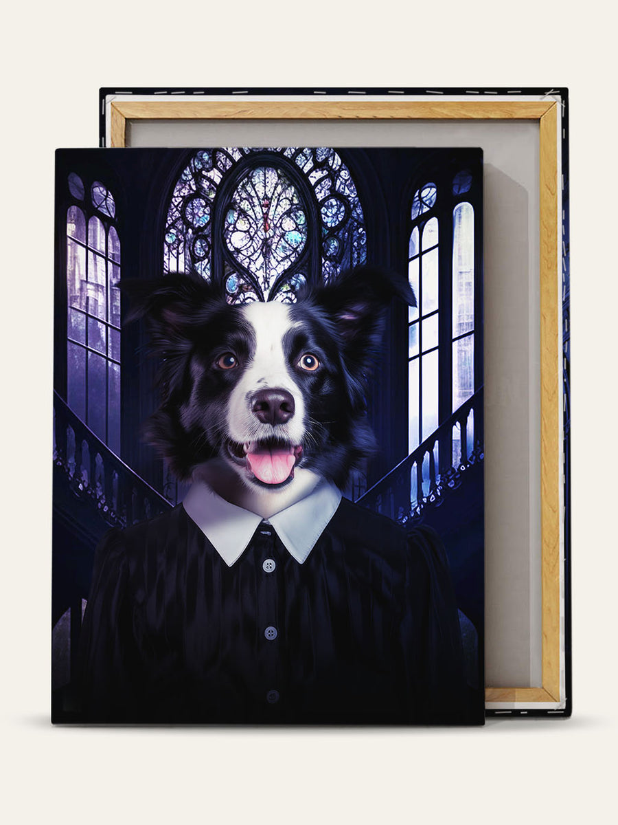 The Gothic Daughter – Custom Pet Canvas