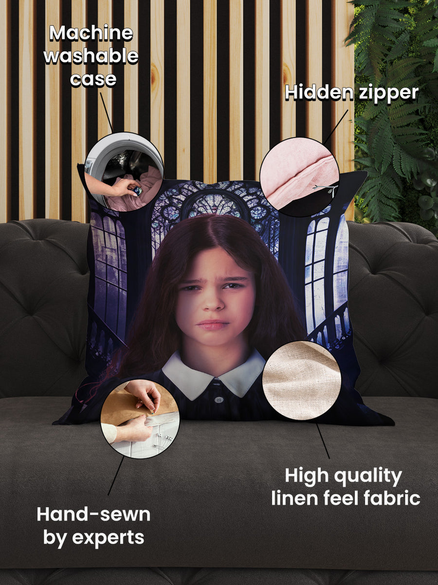 The Gothic Daughter - Custom Kids Cushion