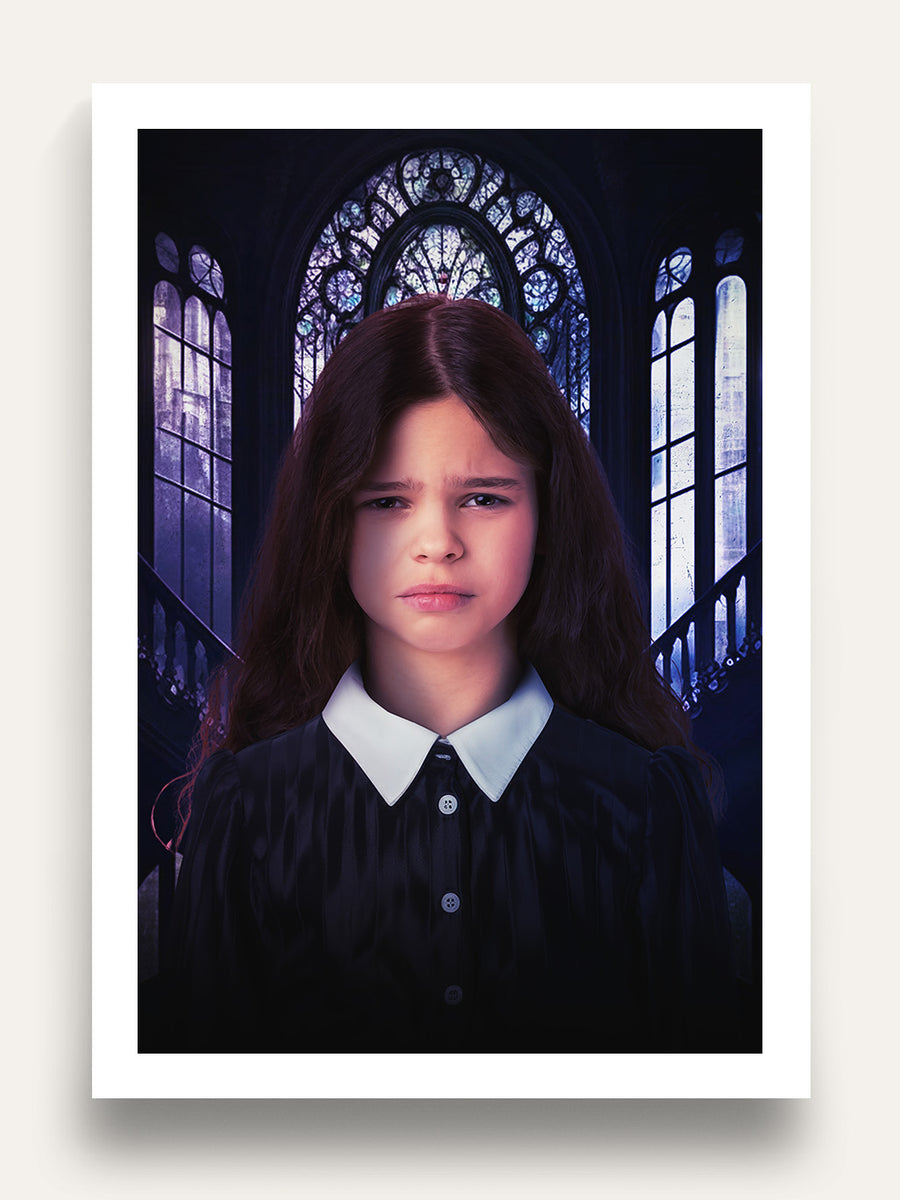 The Gothic Daughter - Custom Kids Portrait