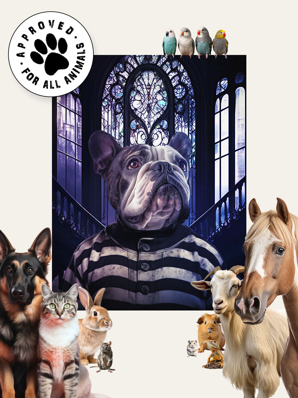 The Gothic Son – Custom Pet Canvas