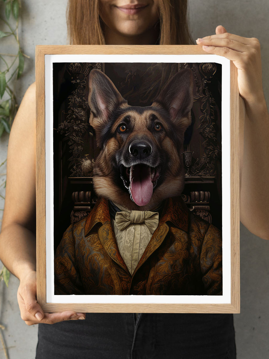 The Handsome One - Custom Pet Portrait