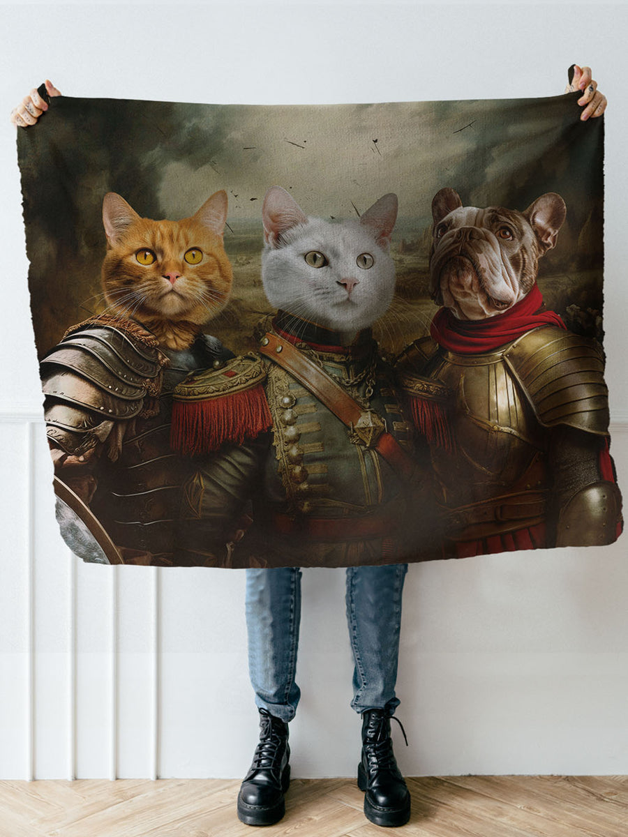 The Heroic Brothers - Custom Pet Blanket