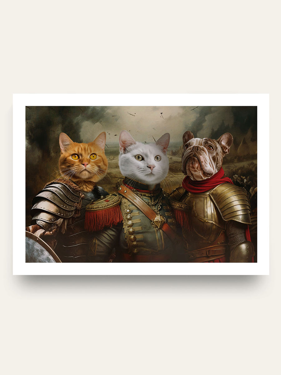 The Heroic Brothers - Custom Pet Portrait