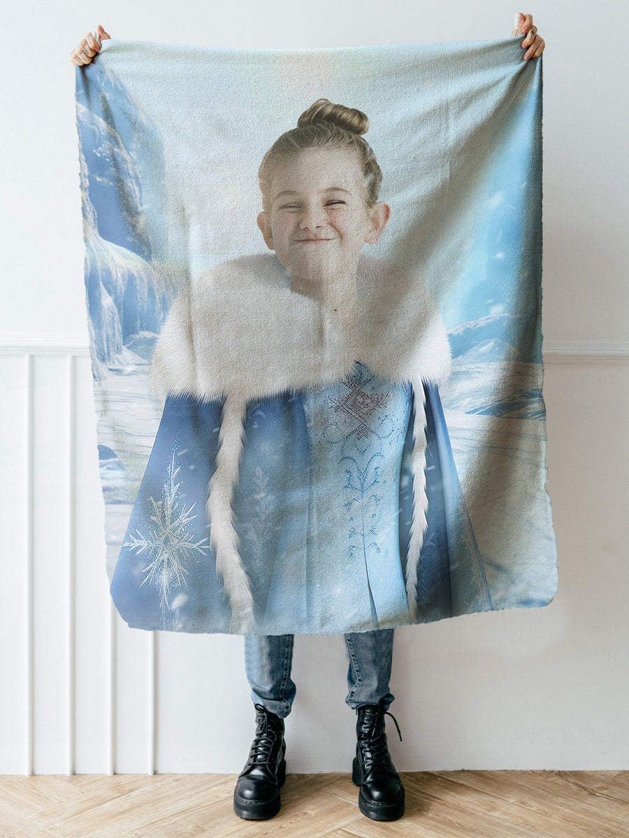 The Ice Princess - Custom Kids Blanket
