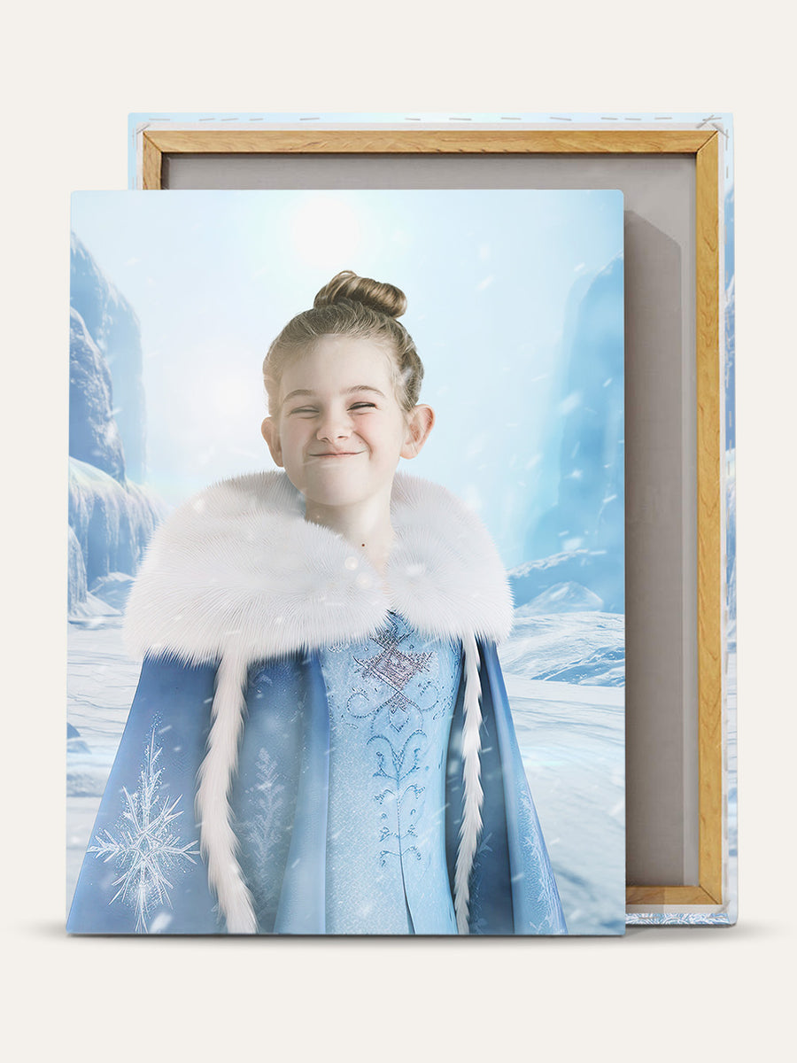The Ice Princess - Custom Kids Canvas