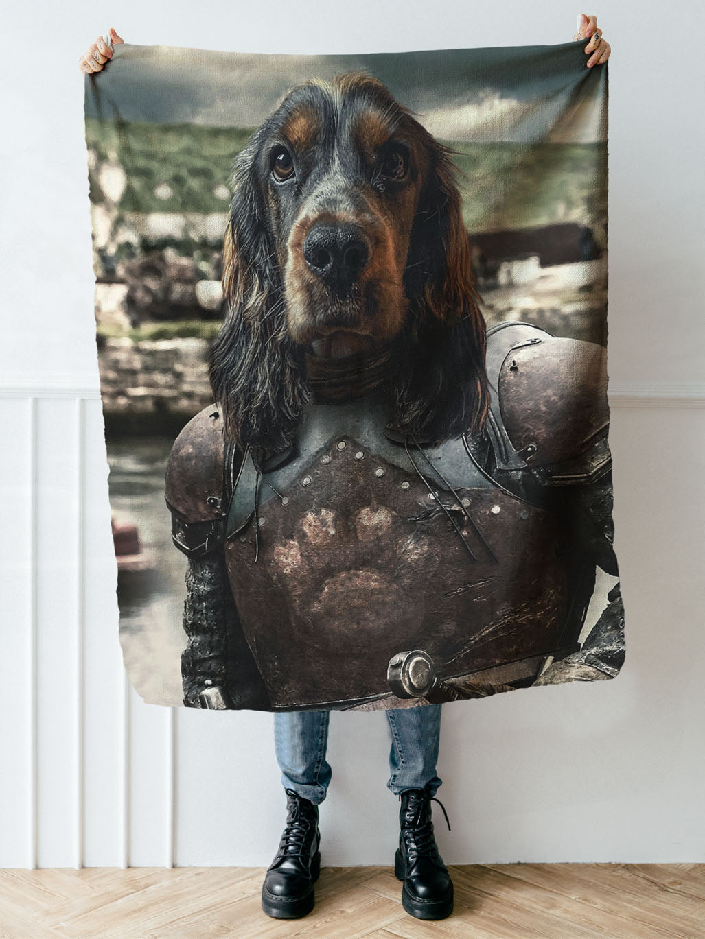 The Iron King - Custom Pet Blanket