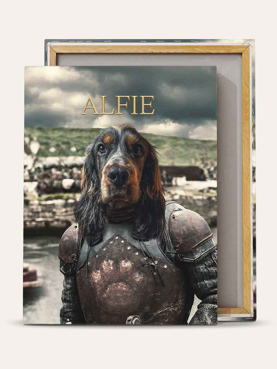 The Iron King - Custom Pet Canvas - Purr & Mutt