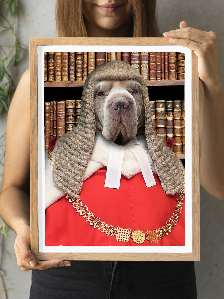 The Judge - Custom Pet Portrait