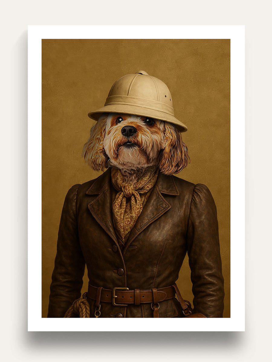 The Jungle Explorer - Custom Pet Portrait