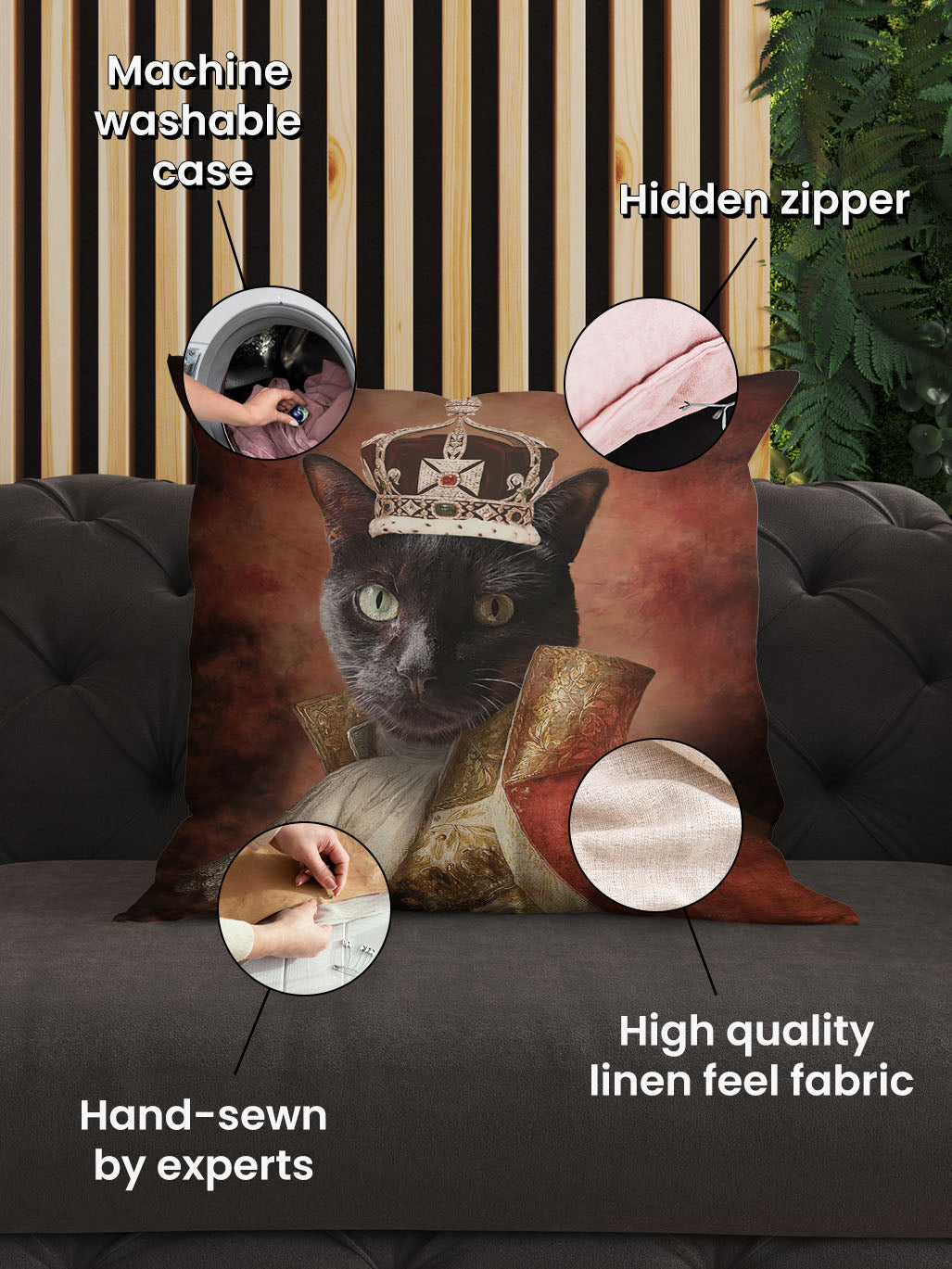 The King - Custom Pet Cushion
