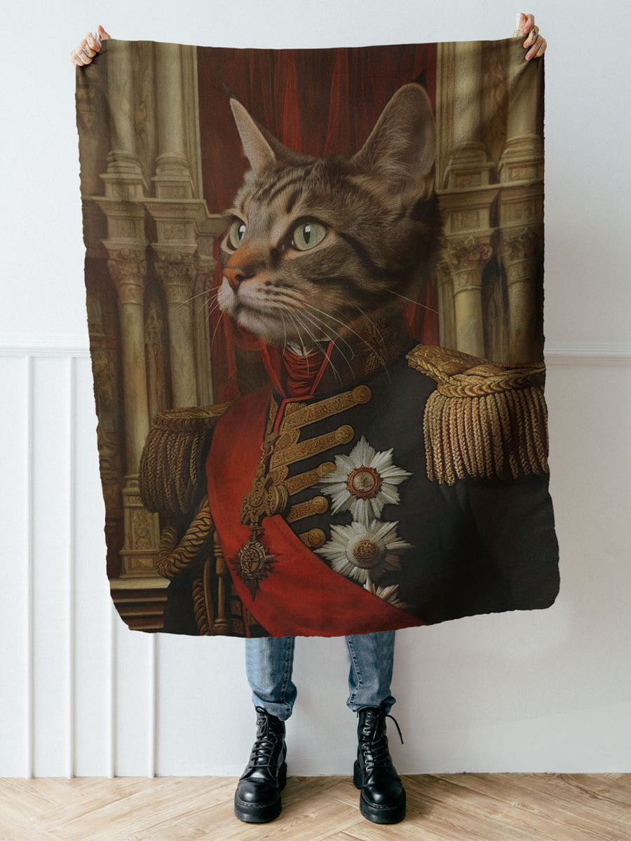 The Heroic Major - Custom Pet Blanket