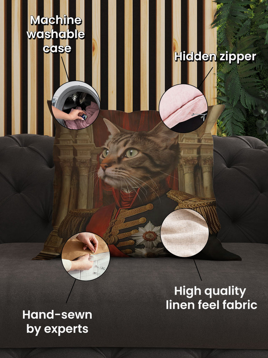 The Noble Captain - Custom Pet Cushion
