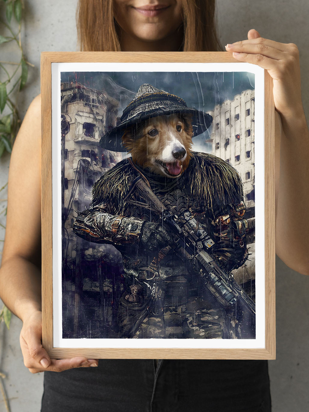 The Mercenary - Custom Pet Portrait