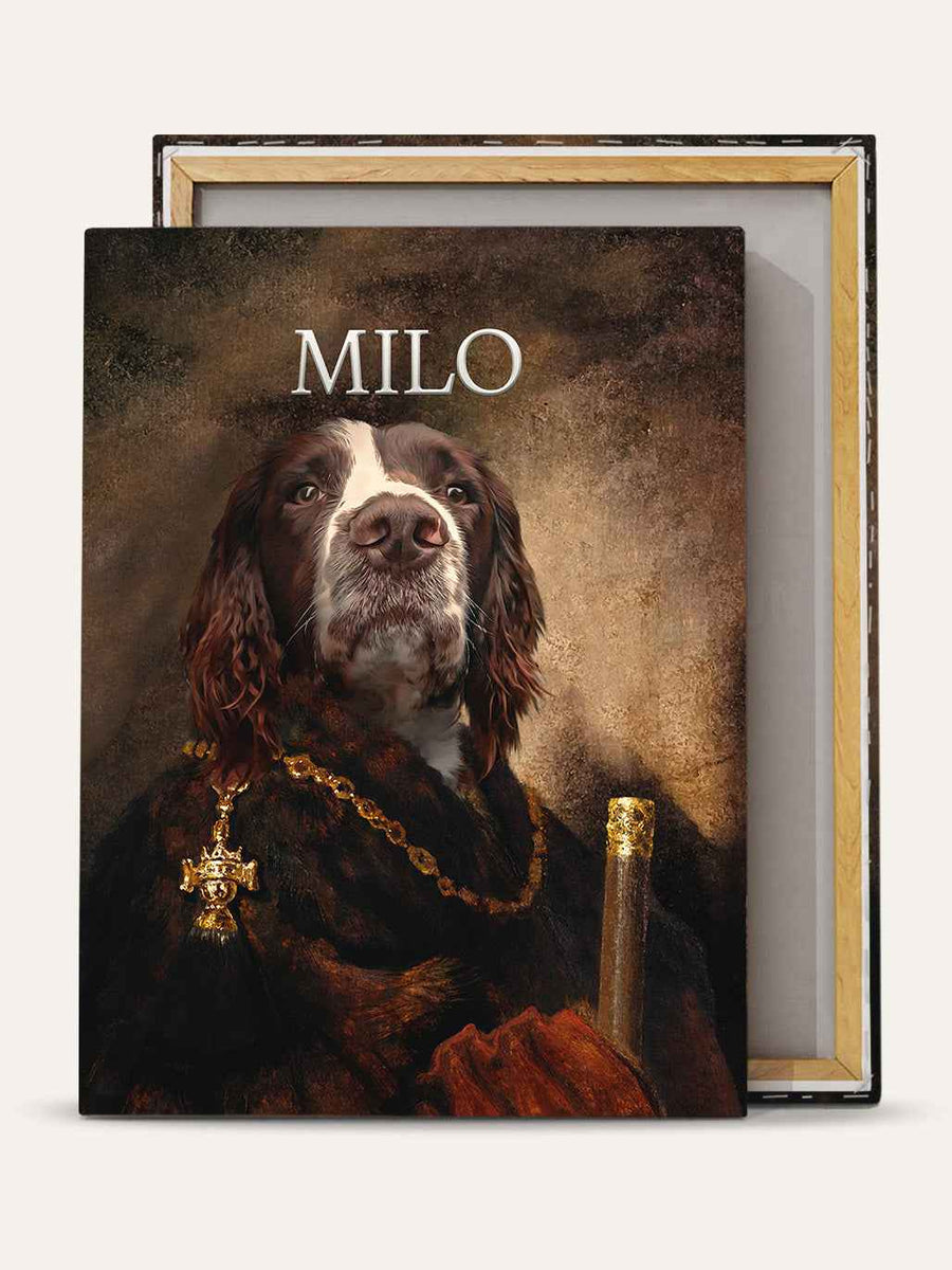 The Monk – Custom Vintage Pet Canvas - Purr & Mutt