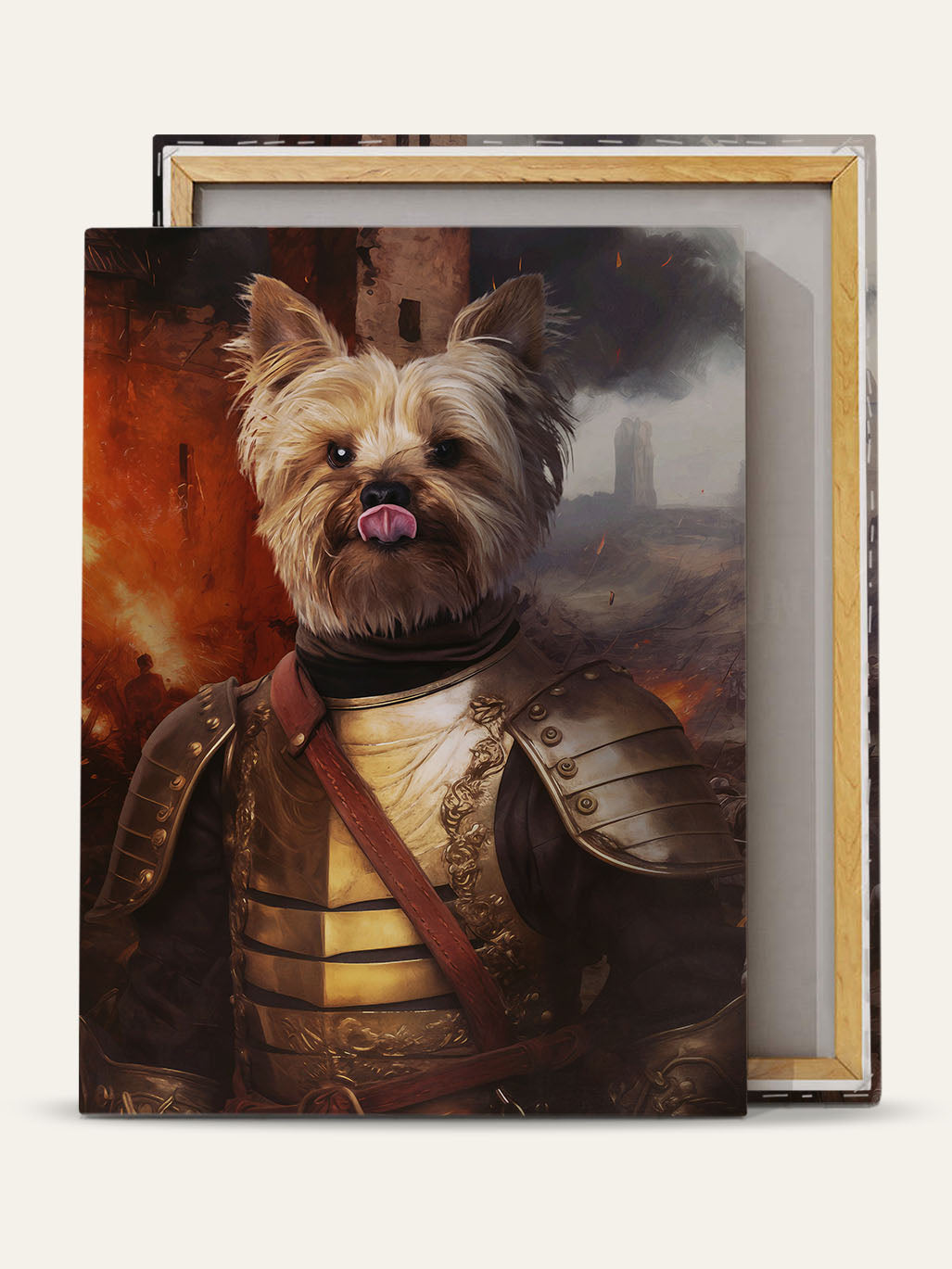 The Noble Captain – Custom Pet Canvas