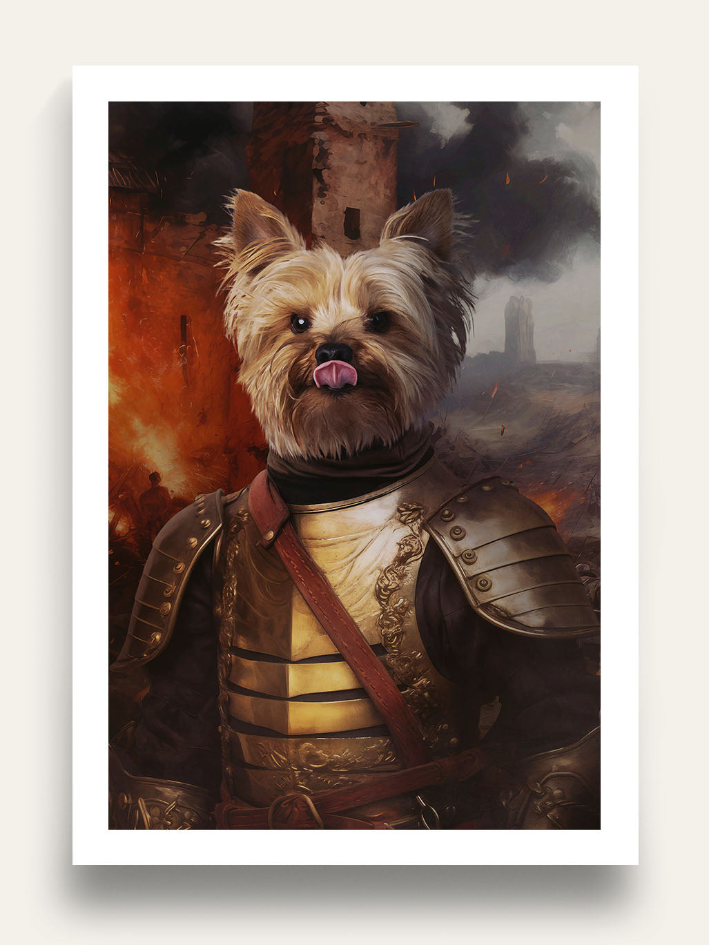 The Noble Captain - Custom Pet Portrait