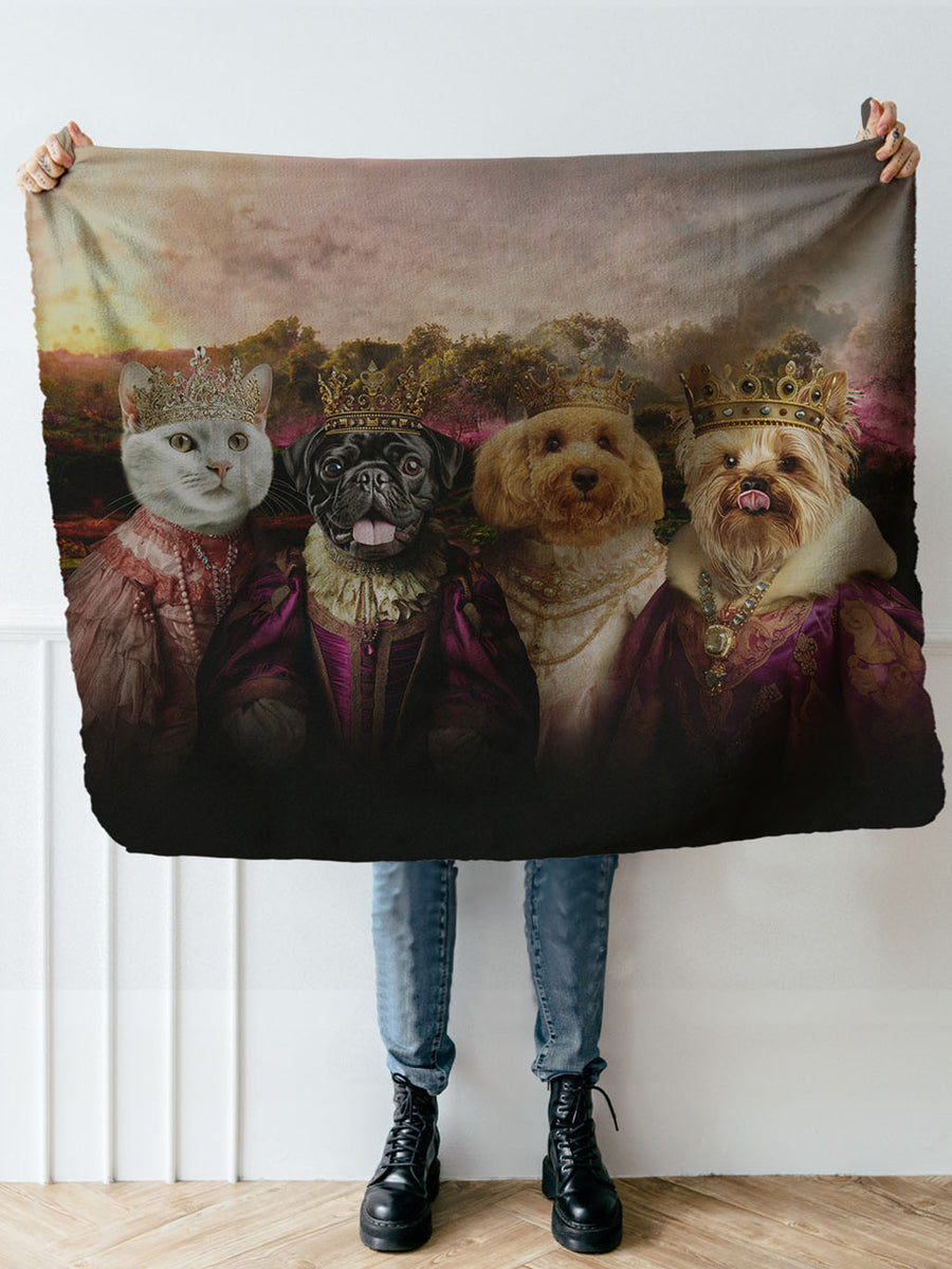 The Noble Family - Custom Pet Blanket