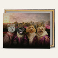 The Noble Family - Custom Pet Canvas