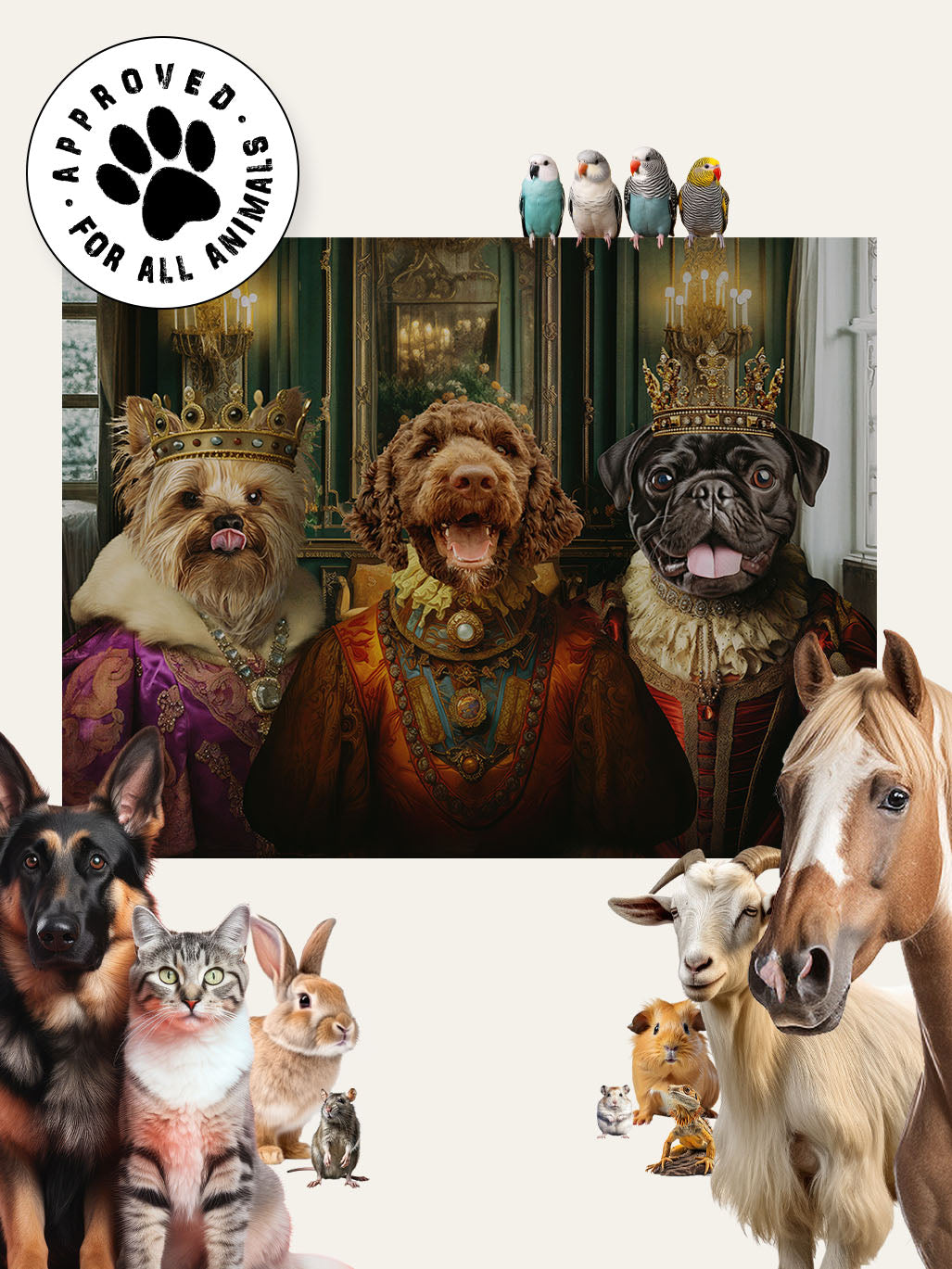 The Nobles - Custom Pet Canvas
