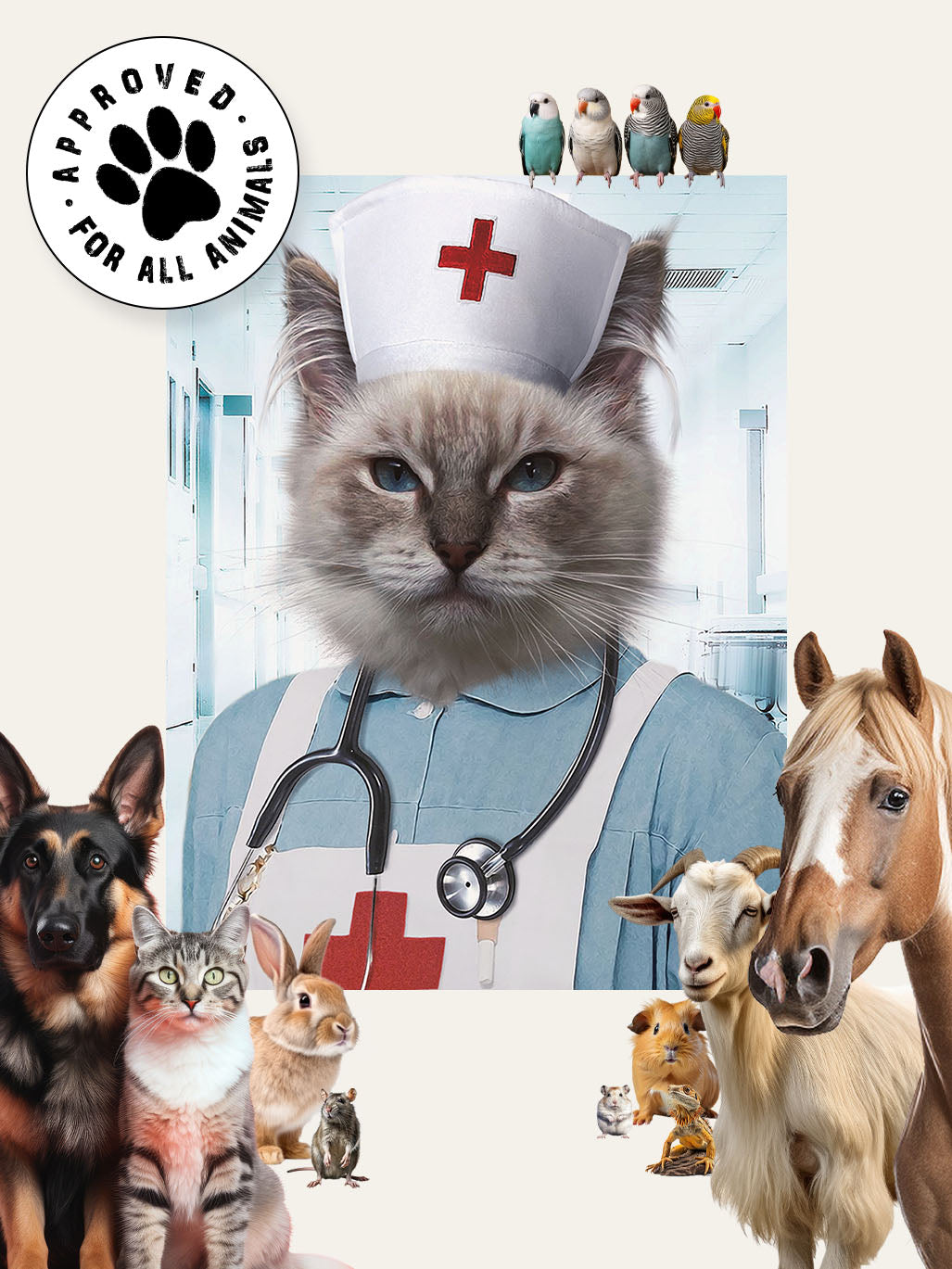 The Nurse – Custom Pet Canvas