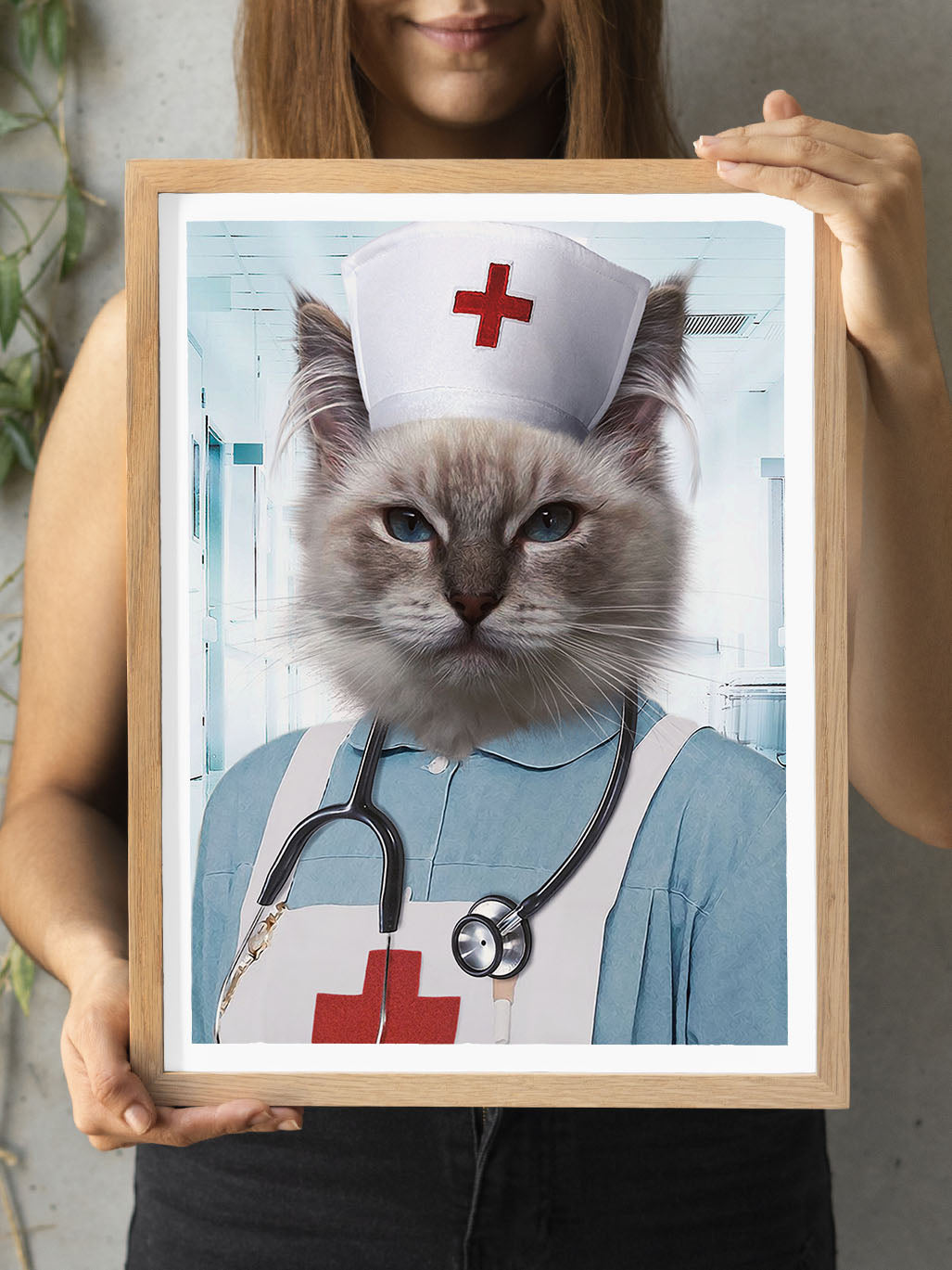 The Nurse - Custom Pet Portrait