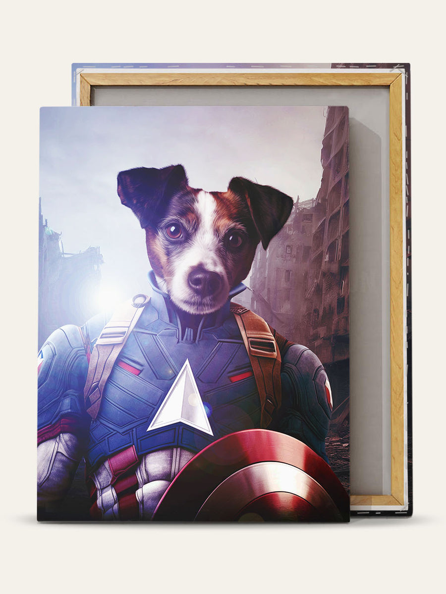 The Patriot – Custom Pet Canvas