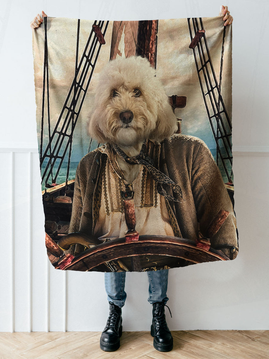 The Pirate - Custom Pet Blanket