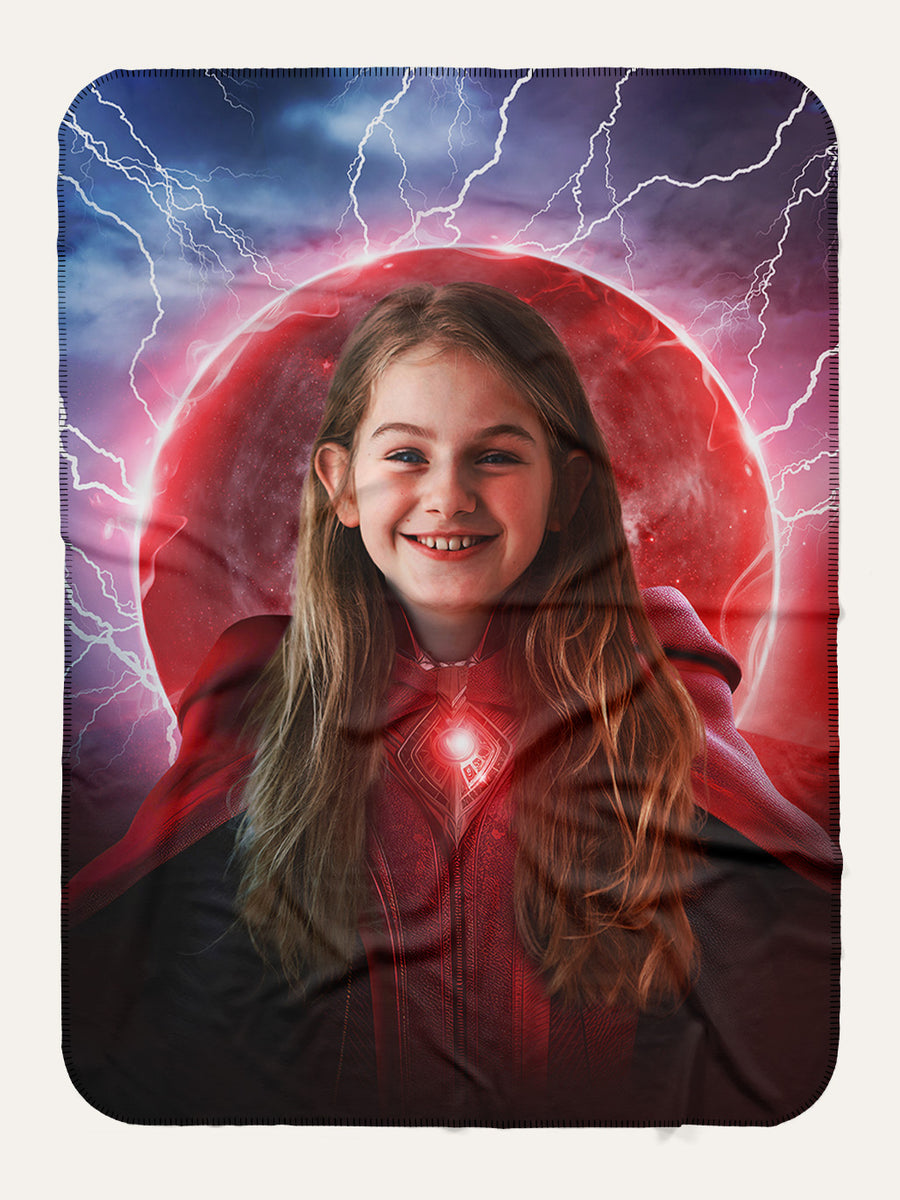 The Red Witch - Custom Kids Blanket