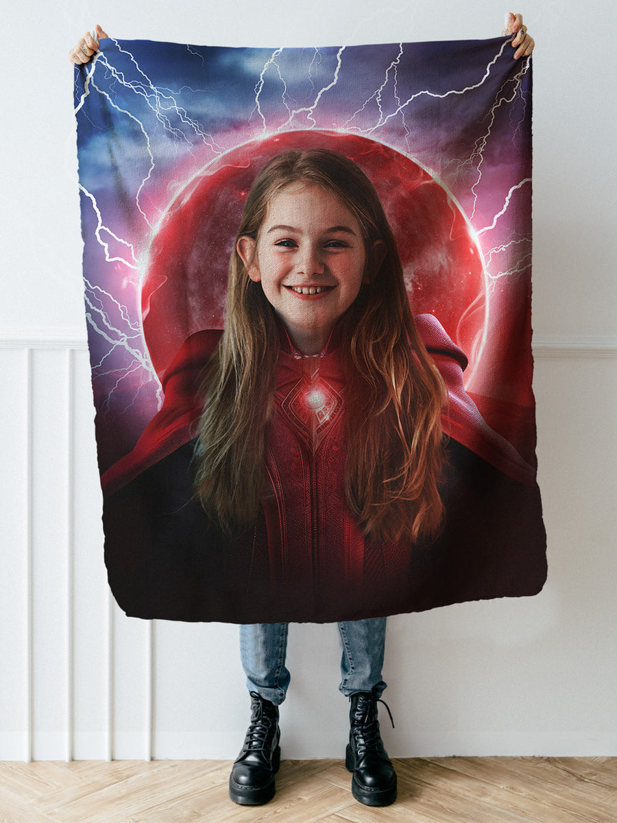 The Red Witch - Custom Kids Blanket