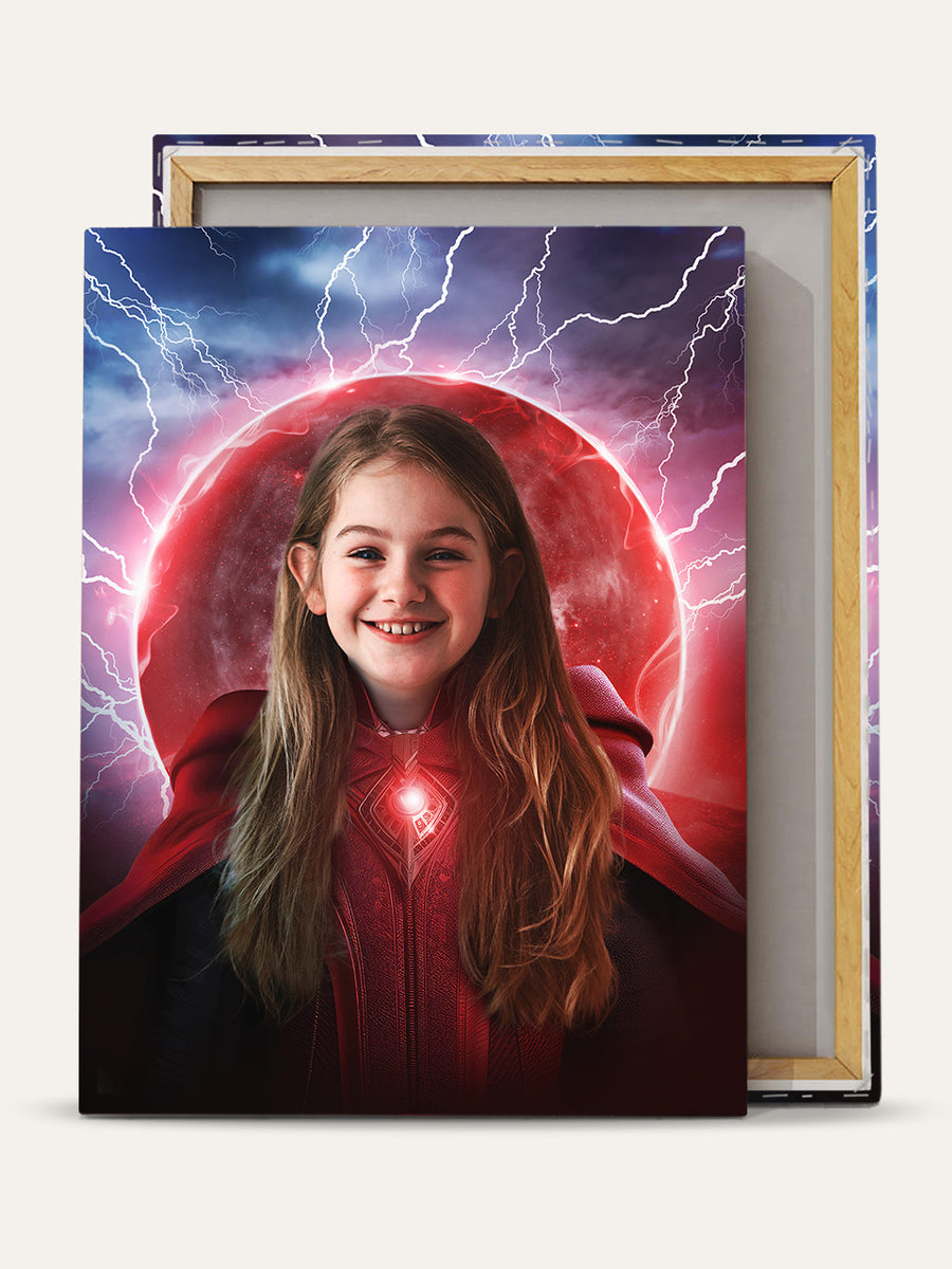 The Red Witch - Custom Kids Canvas