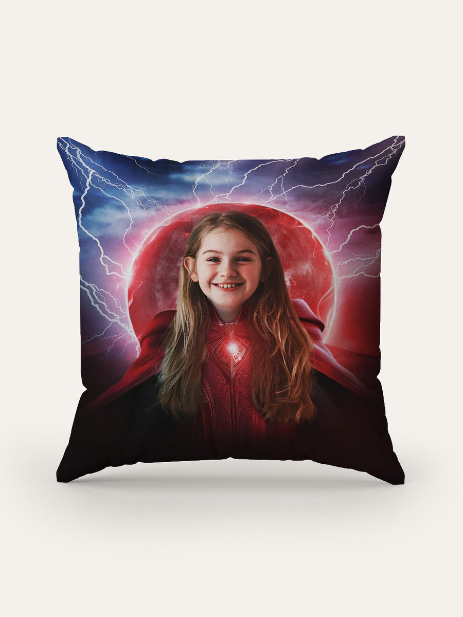 The Red Witch - Custom Kids Cushion